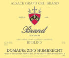 Zind-Humbrecht Brand Grand Cru Riesling 2016  Front Label