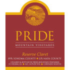 Pride Mountain Vineyards Reserve Claret 2001  Front Label