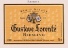 Gustave Lorentz Riesling Reserve 2016 Front Label