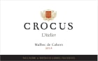 Crocus L'Atelier Malbec de Cahors 2014  Front Label