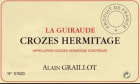 Alain Graillot Crozes-Hermitage La Guiraude 2020  Front Label