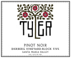 Tyler Winery Dierberg Vineyard Block 5 Pinot Noir 2016 Front Label