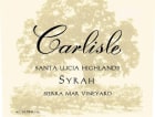 Carlisle Sierra Mar Vineyard Syrah 2015 Front Label