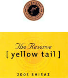 Yellow Tail The Reserve Shiraz 2003 Front Label