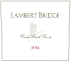 Lambert Bridge Crane Creek Cuvee 2014 Front Label
