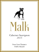 Malk Family Vineyards Cabernet Sauvignon 2015 Front Label