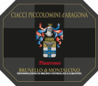 Ciacci Piccolomini d'Aragona Brunello di Montalcino Pianrosso 2016  Front Label