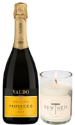 wine.com Rated Prosecco & Rewined Candle Gift Set  Gift Product Image