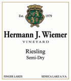 Hermann J. Wiemer Semi-Dry Riesling 2017 Front Label