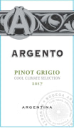 Argento Pinot Grigio 2017  Front Label