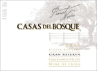 Casas del Bosque Gran Reserva Pinot Noir 2008 Front Label