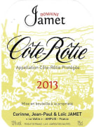 Domaine Jamet Cote-Rotie 2013  Front Label