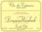 Domaine Weinbach Clos des Capucins Pinot Gris 2022  Front Label