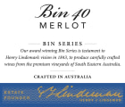 Lindeman’s Bin Series Bin 40 Merlot 2016  Front Label