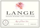 Lange Winery Rose of Pinot Noir 2019  Front Label