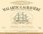 Chateau Malartic-Lagraviere  2000 Front Label