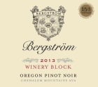 Bergstrom Winery Block Pinot Noir 2013  Front Label
