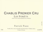 Patrick Piuze Chablis Les Forets Premier Cru 2019  Front Label