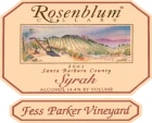 Rosenblum Cellars Fess Parker Vineyard Syrah 2001  Front Label