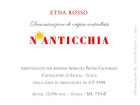 Pietro Caciorgna N'Anticchia Etna Rosso 2015  Front Label