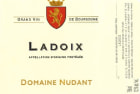 Domaine Nudant Ladoix Blanc 2020  Front Label