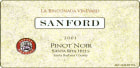 Sanford La Rinconada Pinot Noir 2001  Front Label