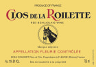Clos de la Roilette Fleurie 2019  Front Label
