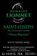 Domaine Lionnet Saint-Joseph Blanc Pierre Blanche 2020  Front Label