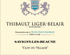 Domaine Thibault Liger-Belair Savigny-les-Beaune Blanc 2018  Front Label