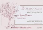 Domaine Michel Gros Hautes Cotes de Nuits Fontaine St. Martin Monopole (375ML half-bottle) 2017  Front Label