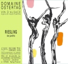 Ostertag Les Jardins Riesling 2017  Front Label