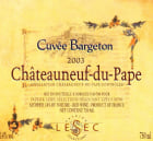 Patrick Lesec Chateauneuf-du-Pape Cuvee Bargeton 2003  Front Label
