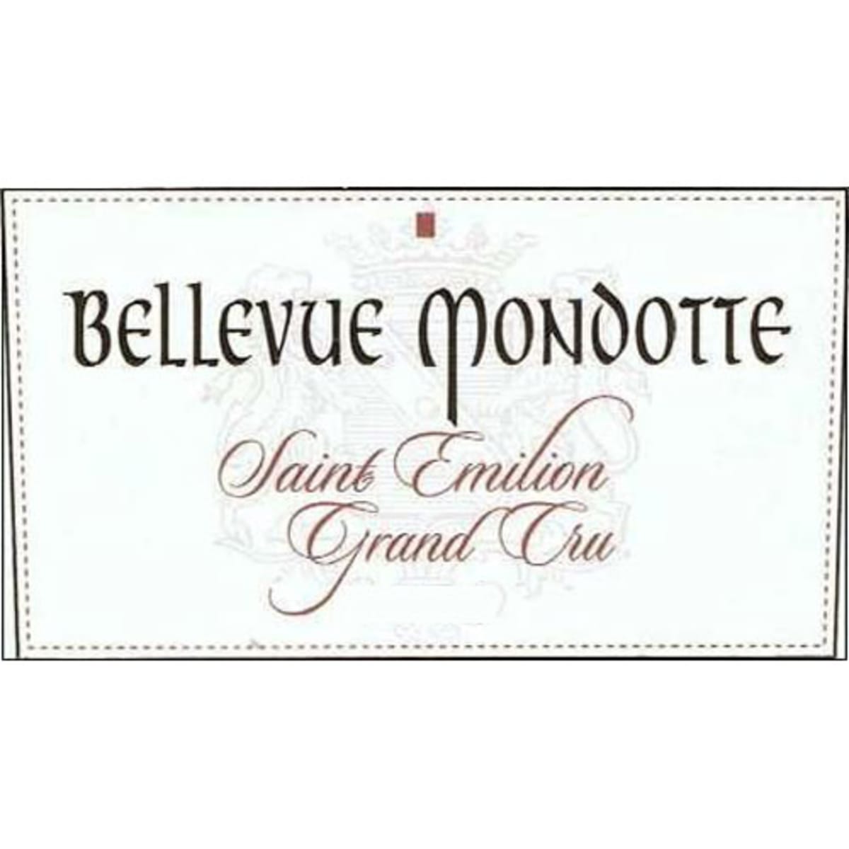 Chateau Bellevue Mondotte  2004 Front Label