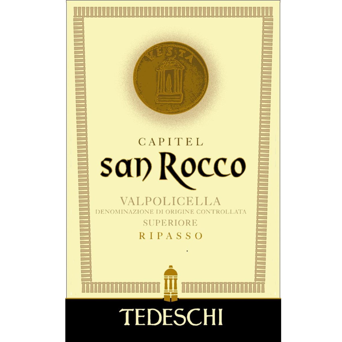 Tedeschi San Rocco Valpolicella Superiore Ripasso 2007 Front Label