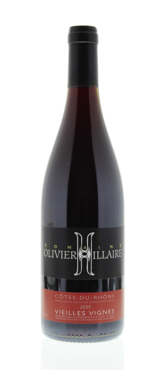 Domaine Olivier Hillaire Cotes-du-Rhone Vieilles Vignes 2009 Front Bottle Shot
