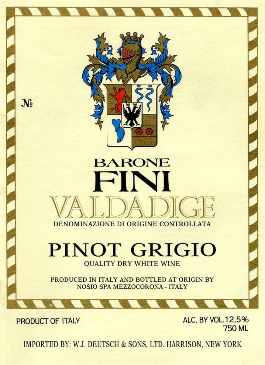 Barone Fini Valdadige Pinot Grigio 2010 Front Label