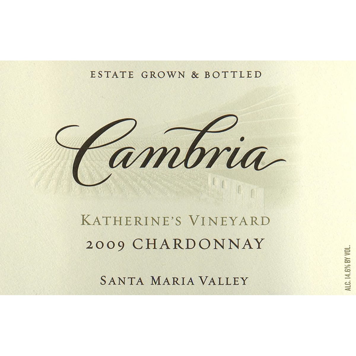 Cambria Katherine's Vineyard Chardonnay 2009 Front Label