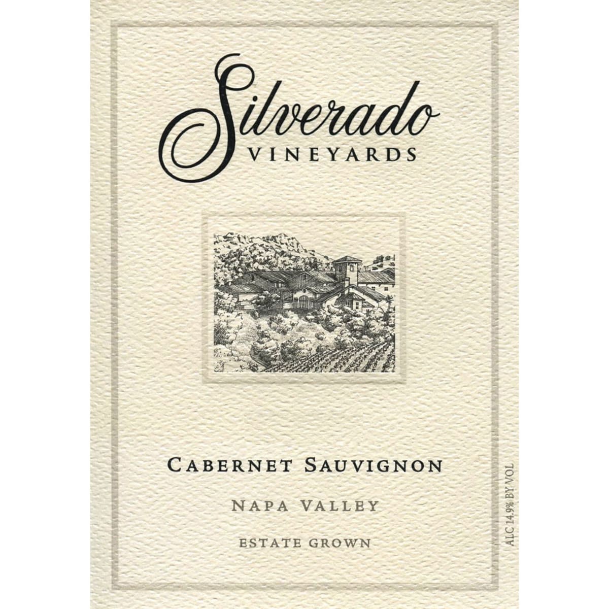 Silverado Cabernet Sauvignon 2008 Front Label