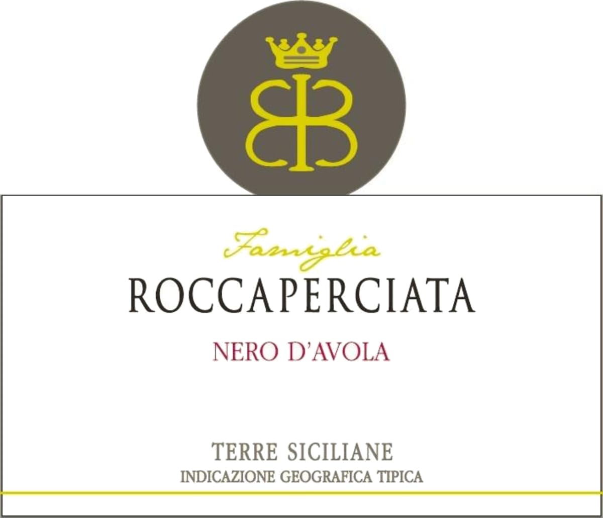 Firriato Roccaperciata Nero d'Avola 2014 Front Label