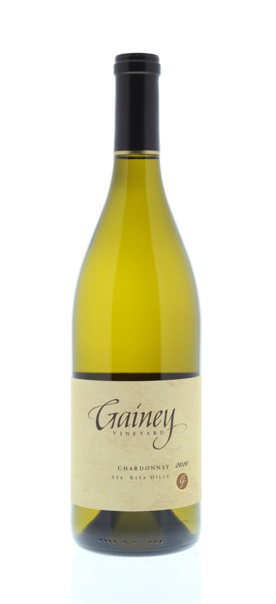 Gainey Chardonnay 2010 Front Bottle Shot