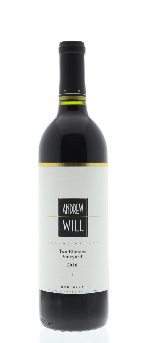 Andrew Will Winery Two Blondes Vineyard Red 2010 Front Bottle Shot