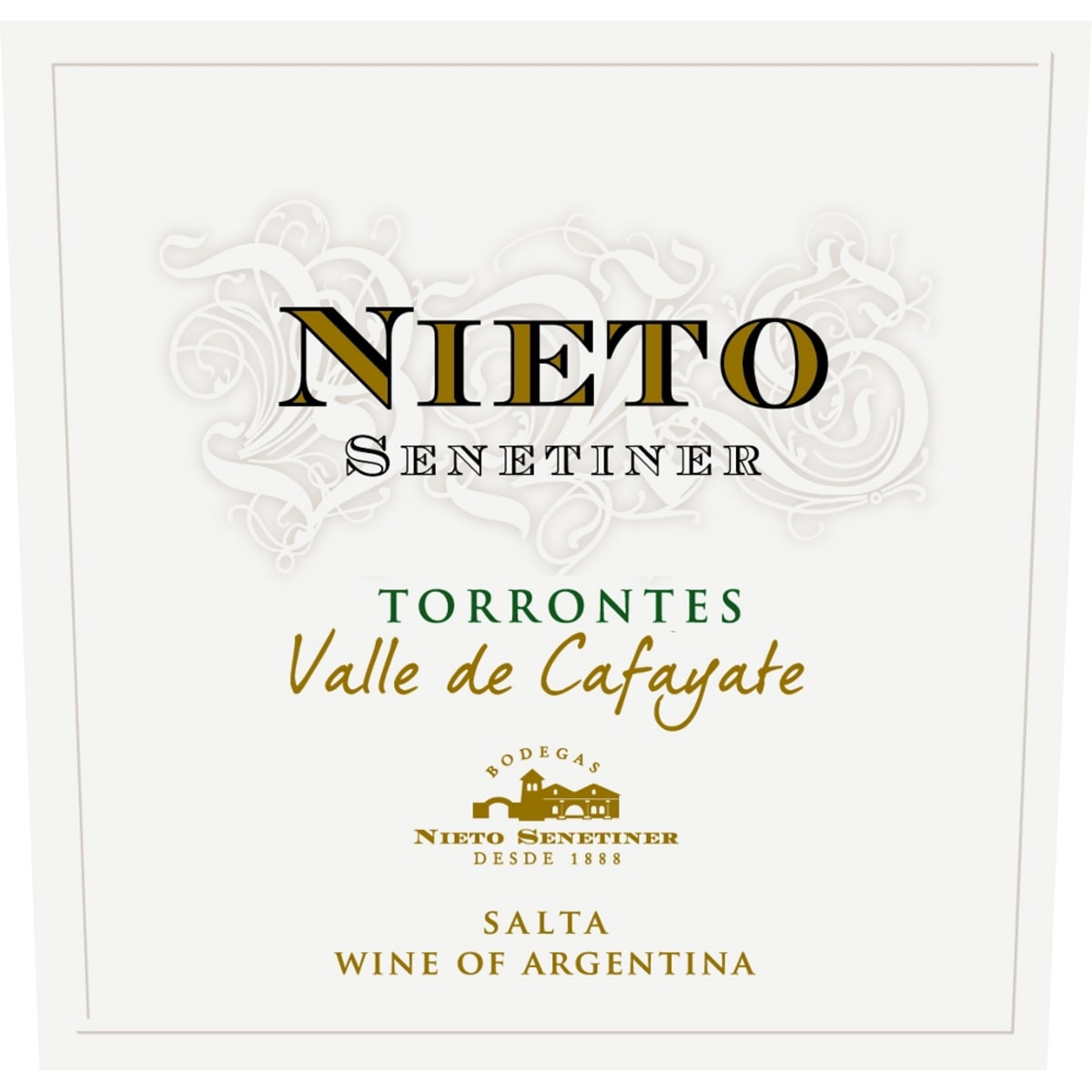 Nieto Senetiner Torrontes 2011 Front Label