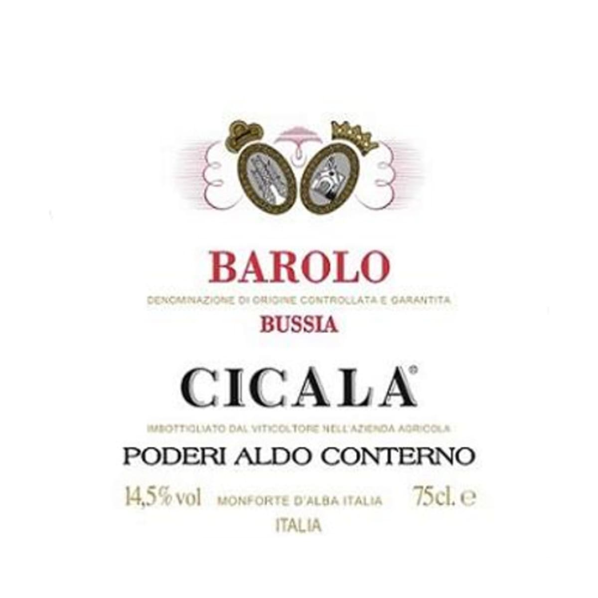Aldo Conterno Cicala Barolo (1.5 Liter Magnum) 2010 Front Label
