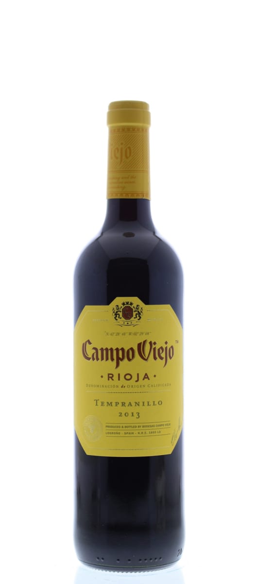 Campo Viejo Tempranillo 2013 Front Bottle Shot