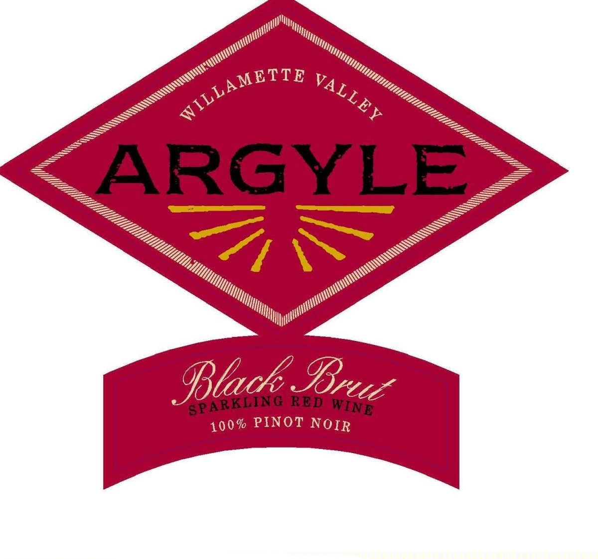 Argyle Black Brut 2010 Front Label