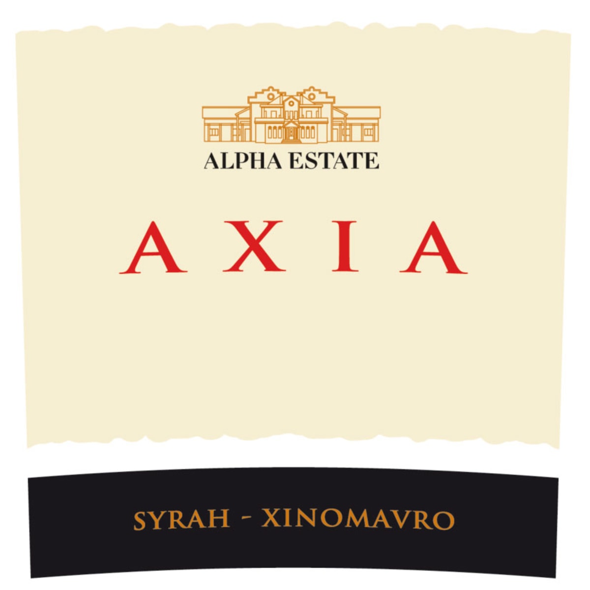 Alpha Estate Axia Syrah-Xinomavro 2011 Front Label