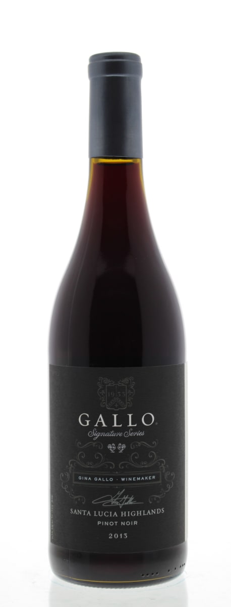 Gallo Signature Series Santa Lucia Highlands Pinot Noir 2013 Front Bottle Shot