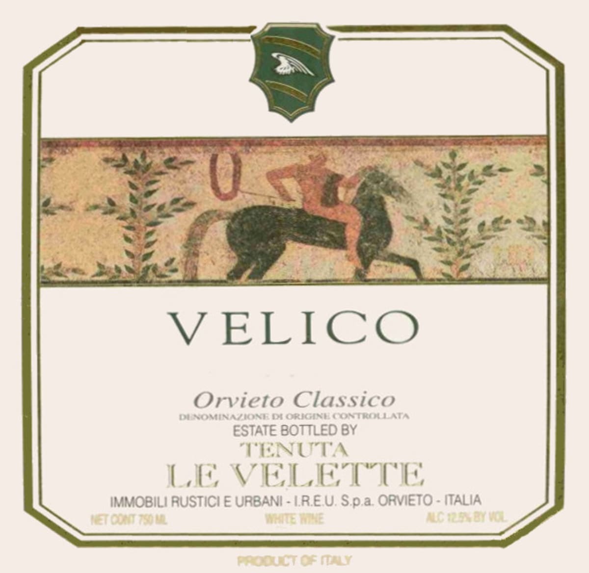 Le Velette Orvieto Classico Velico 2006 Front Label