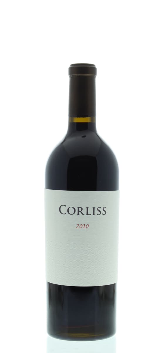 Corliss Red 2010 Front Bottle Shot