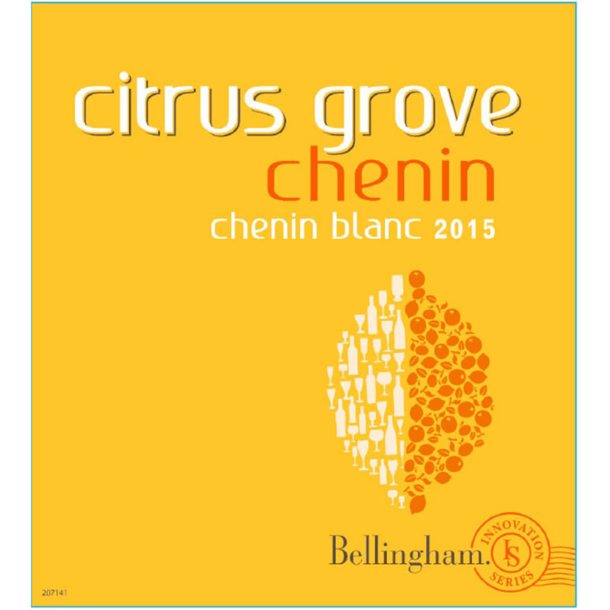 Bellingham Citrus Grove Chenin Blanc 2015 Front Label